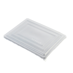 一次性餐盒盖子塑料外卖打包盒盖圆碗甜品碗汤碗布丁杯调料盒降解