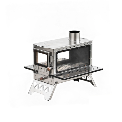 【全国包邮】户外中型纯钛柴火炉