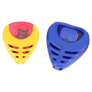 吉他拨片夹可粘贴尤克里里电吉他儿童拨片贴拨片盒收纳盒子小配件