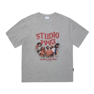 1993STUDIO WAVE STUDIO 图形 T恤_泥膜 MUSINSA韩国官网直邮进口