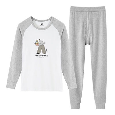 青少年初中生秋衣秋裤套装内衣