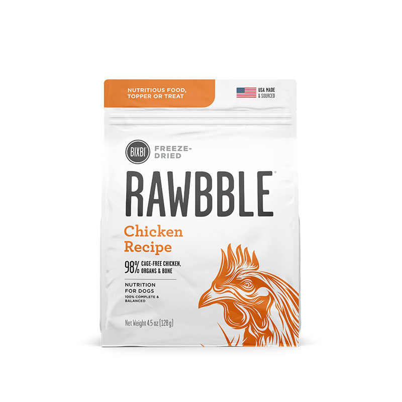 BIXBIRAWBBLE狗主食冻干鸡鱼味