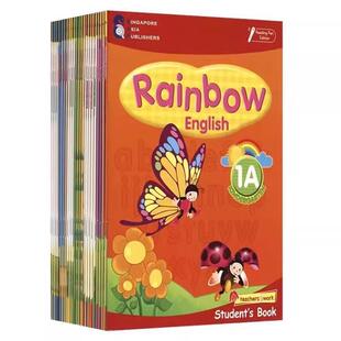 新加坡彩虹系列幼儿园数学科学英语教材配套练习册 SAP Rainbow Math English Science NANB K1K2英语启蒙教辅教材送音频 英文原版