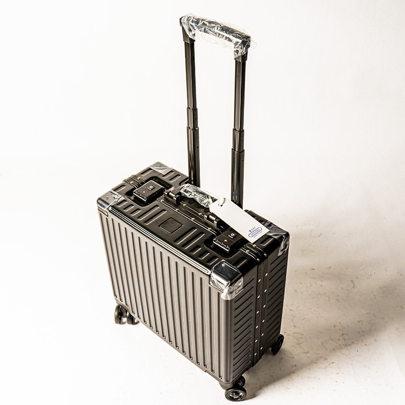 爱立行18寸登机箱铝框拉杆箱商务行李箱海关锁皮箱万向轮TSA