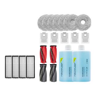 适用于石头P20PRO扫地机器人配件拖布滚边刷滤网清洁液集尘袋耗材