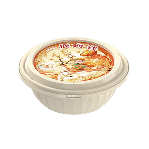 虹枫圆形PP食品级一次性餐盒新品