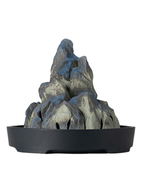 万仟堂千里江山高档陶瓷流水摆件