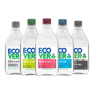 ecover欧维洁洗洁精A类餐具果蔬净农残进口浓缩洗碗液不伤手家用