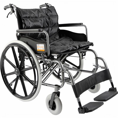 佛山东方加宽老人轮椅折叠轻便