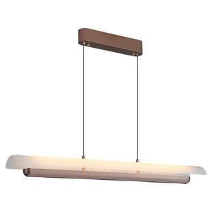 意式轻奢餐厅吊灯高级感岛台餐桌吊灯现代极简设计师一字长条吊灯