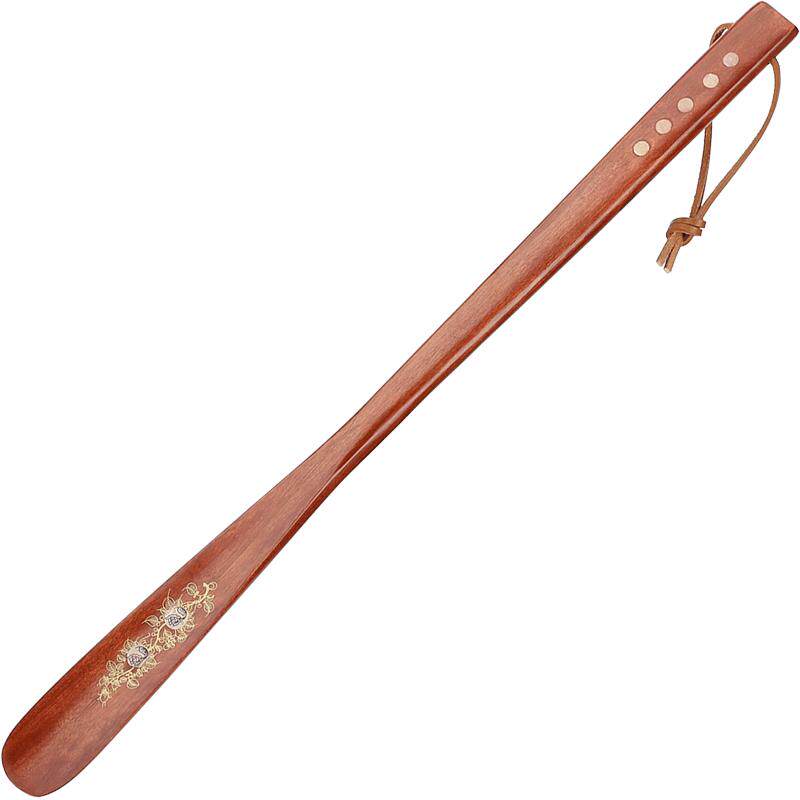 鞋拔子长柄家用提鞋器 红木鞋拨子鞋抽非穿鞋神器 实木提鞋把鞋拔