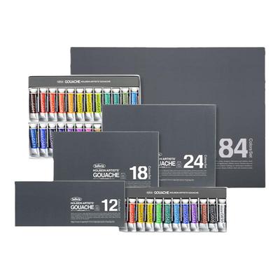 Holbein荷尔拜因Gouache不透明水彩/水粉15ml 12/18/24/84色套装