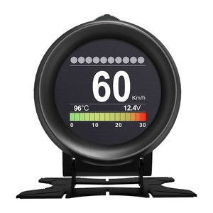 汽车HUD抬头显示器车载通用油耗仪水温速度显示器OBD多功能仪表