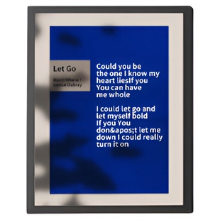 MORROR ART T2壁画歌词音箱字幕壁挂蓝牙油画音响家居节日礼物