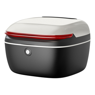 电动车后备箱爱玛雅迪台铃小牛通用大容量电瓶车储物箱靠背后尾箱