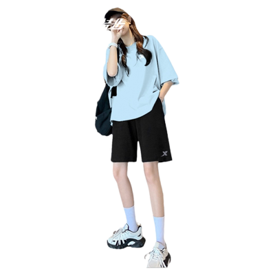 特步运动套装女2024夏季新款