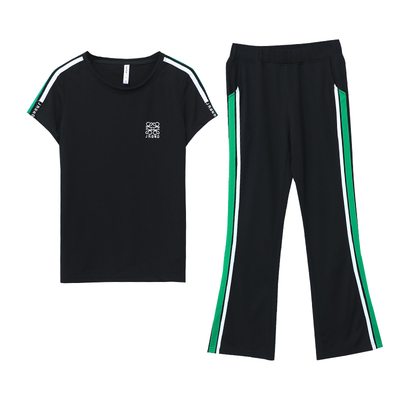 女士运动套装2025夏季冰丝跑步服