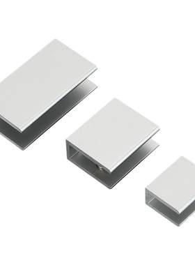 玻璃夹卡扣固定夹十字亚克力玻璃托镜u型夹固定器隔板层板夹托架