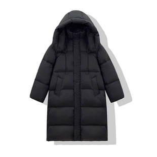 韩国ins东大门90白鸭绒羽绒服女长款2026冬季新品宽松保暖外套潮