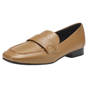 星期六复古真皮厚底乐福鞋女鞋2025新款秋季英伦风羊皮小皮鞋通勤