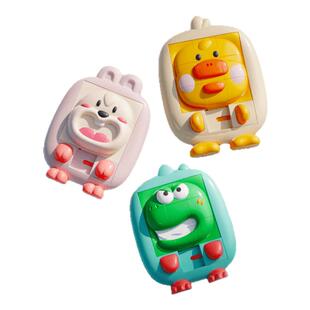 卡通3D华容道滑动拼图板儿童益智玩具小学逻辑空间思维训练九宫格