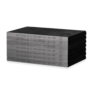 贝克真空泵碳片VT4.40/25进口刮片BECKER风气泵滑片DVT3.80石墨片