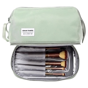 化妆包外出便携女2025高端大容量收纳男旅行出差分层大开口洗漱袋