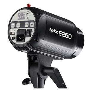 Godox 神牛E250 摄影闪光灯SK400ii 二代专业室内摄影棚灯小先锋250W证件照打光SK300静物产品拍照400W补光灯