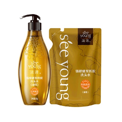 滋源生姜控油蓬松防脱健发洗发水