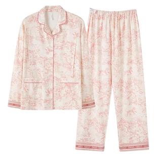 2025年睡衣月子服纯棉长袖夏季薄款哺乳衣喂奶孕妇大码孕期家居服