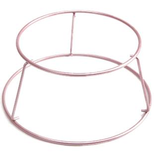 学厨6寸8寸冷却架不粘玫瑰金晾网戚风蛋糕模烘工具倒扣面包冷却架