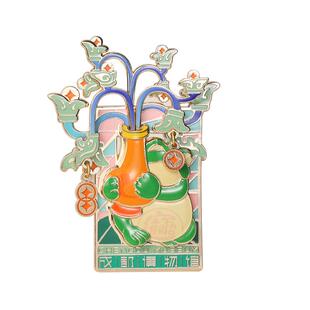 成都博物馆 守财神兽金属立体冰箱贴组合 博物馆文创纪念品伴手礼