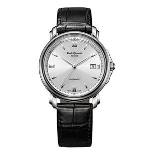 【春节不打烊】艾米龙Emile Chouriet莱蒙简约白盘皮带机械男表