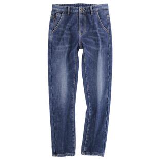 大牛传说2025新款牛仔裤男直筒宽松加肥加大码休闲弹力长裤秋冬款