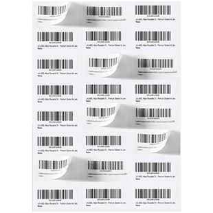 亚马逊fba标签纸A4不干胶标签upc条码e邮宝外箱箱唛贴纸代客打印