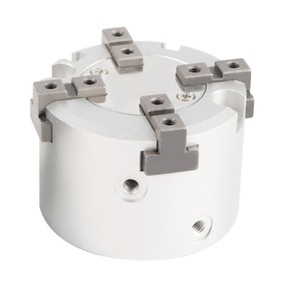 SMC型二爪三爪四爪卡盘夹爪气缸手指夹具夹紧MHS3-16D20D32D50D63