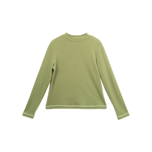 忘城A1057座/港湾/秋冬新款优可丝半高领打底衫女内搭长袖T恤修身