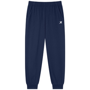 胖宝裤|特步童装男童宽松加绒裤秋冬款儿童长裤大童加肥加大裤子