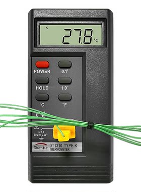 温度表DT1310接触式测温仪数显温度计物体表面液体锡炉测温表