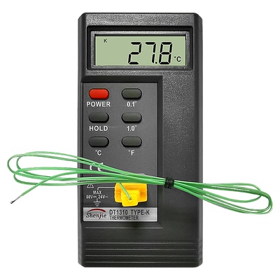 温度表DT1310接触式测温仪数显温度计物体表面液体锡炉测温表