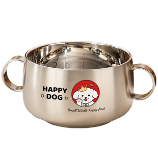 316不锈钢儿童碗食品级3岁以上宝宝吃饭个人专用碗防烫婴儿辅食碗