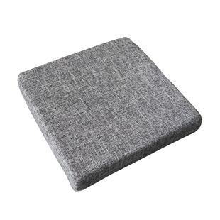 亚麻坐垫办公室椅子学生榻榻米沙发垫硬高密度海绵凳子飘窗座垫厚