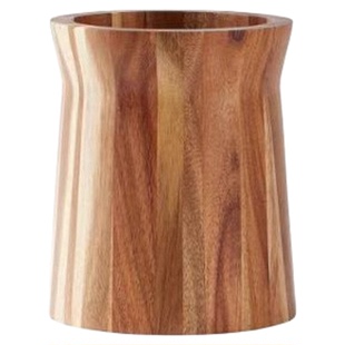 木制餐具桶筷子桶复古沥水架刀叉收纳筒相思木厨房可旋转储物罐