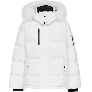 Vero Moda羽绒服女2025冬新款机能90白鸭绒貉子毛领外套325423038