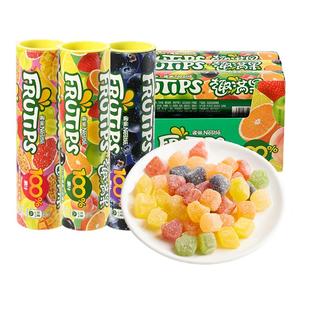 正品雀巢趣满果100%果汁软糖孙颖莎代言儿童休闲小零食混合水果味