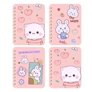 迷你口袋本超萌记事本A7线圈本小学生礼品笔记本便携笔记本子批发