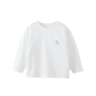 【100%棉】齐齐熊宝宝打底衫t恤长袖男童纯棉t恤春秋款儿童上衣女