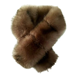 周也同款仿皮草毛毛围巾冬季保暖毛领加厚围脖2026新款高级感气质