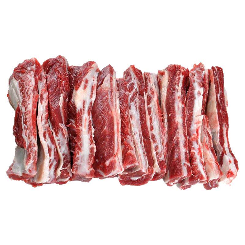 新鲜谷饲牛肋条4斤红烧清炖烧烤烤肉香煎烧烤 原切谷饲黄牛肉