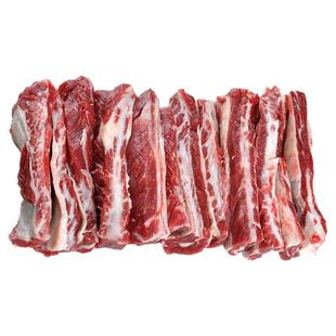 鲁西大角牛原切牛肋条新鲜黄牛国产谷饲散养去骨牛肋排烧烤牛肉